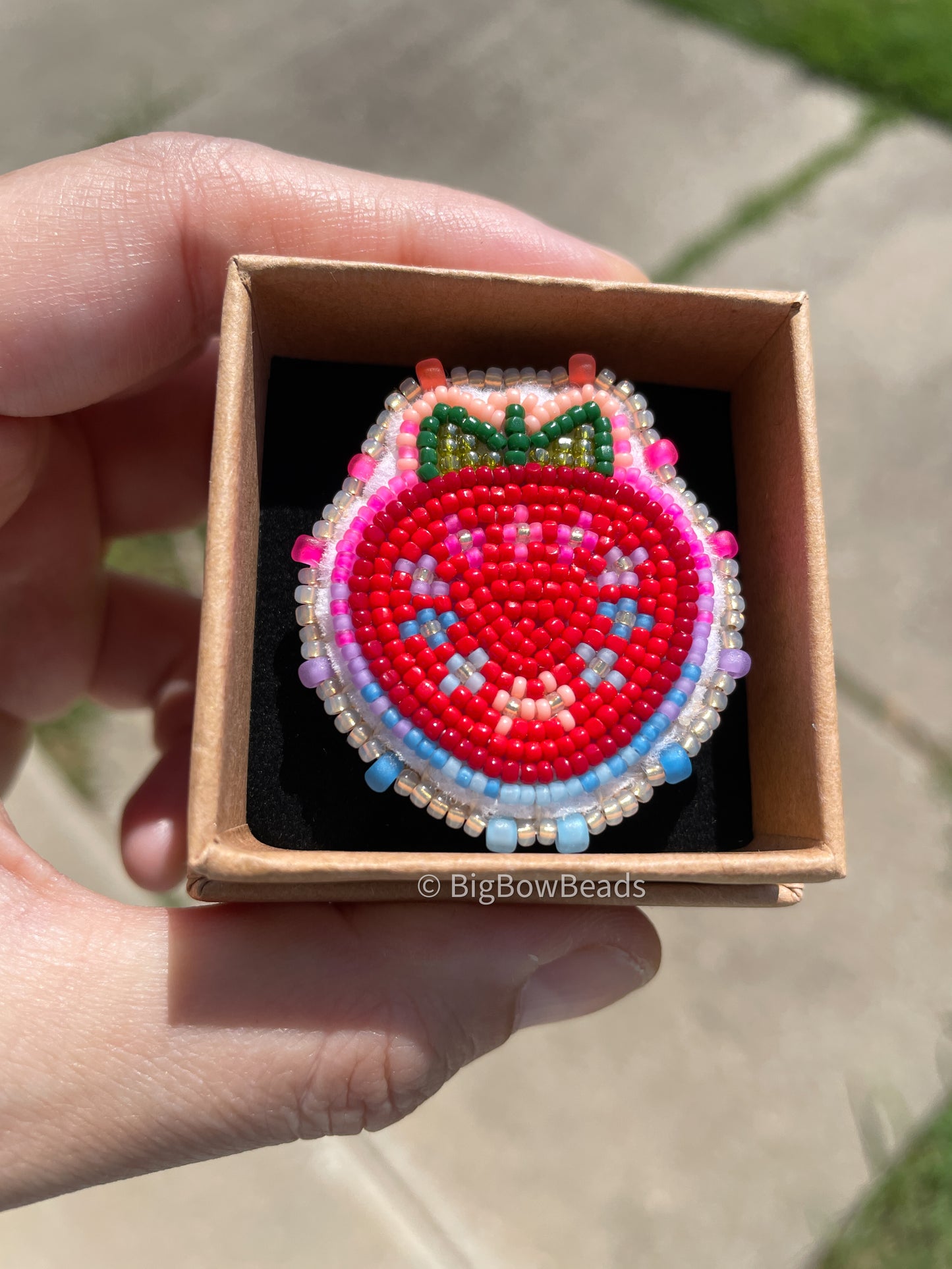 Neon Strawberry Ring