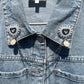 Gray and black bat collar pins