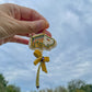 Crunchy Fall Leaves Buffalo and Bow Earrings